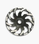 Side view of the SC820 - 180mm fan design grinding disc | Smart Cut